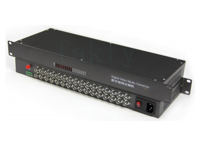 32CH Digital Video Optical Converter   32 Video + 1 RS485 Data melalui Serat Tunggal