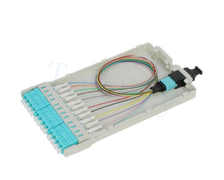 1U / 2U / 4U High Density MPO Cassette Patch Panel Rack-Mount, Easy-Plug MPO to LC Cassette Modules, Adaptor LC Pra-Loaded untuk Data Center & Aplikasi SAN/LAN