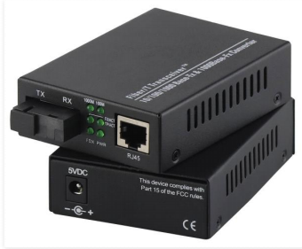 10/100/1000Base-TX ke 1000Base-FX SC Single Fiber Media Converter