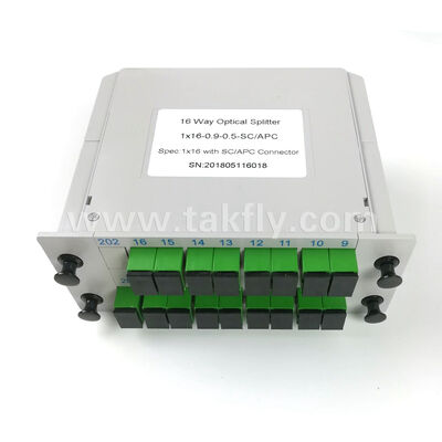 LGX Box PLC Splitter ️ Standar Footprint untuk 1×2 hingga 2×64, Kompatibel dengan Konektor SC/LC