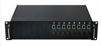 16 Slot Media Converter Rack mount Chassis standar 19 inci 2U tinggi rack-mount chassis