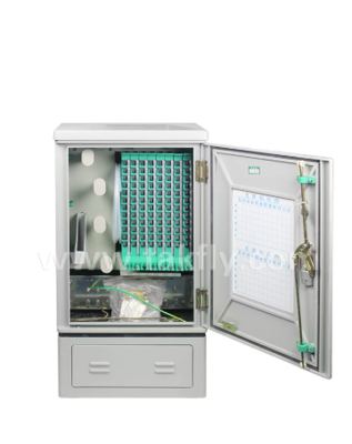 96-Core Fiber ODF Cabinet tipe lantai, untuk Backbone & Wiring Cable Nodes, dengan Flexible Fiber Connection