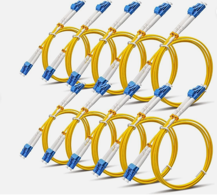 24F LC-LC Patch Cord Low Loss, High Return Loss, Telcordia GR-326 Sesuai
