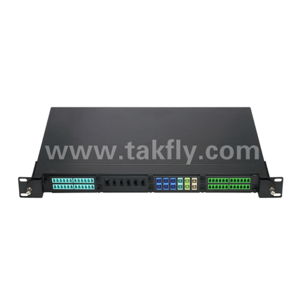 1U 19" MPO/MTP High-Density Patch Panel   4 Slot Kaset, Rack-Mount