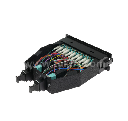 MPO/MTP to LC Pre‑terminated Cassette Module – 12‑Core or 24‑Core, LC Duplex Front Panel, Dual MPO Rear Adapters, Plug‑and‑Play for High‑Density Data Center Cabling
