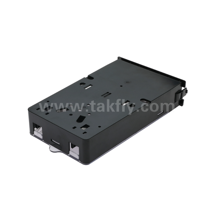 Modul Kaset Pra-Terakhir TK-HRM-04, 12C/24C, Dual-Mode: LC Pigtail Fusion atau MPO-LC Kaset Manajemen, Plug-and-Play untuk Kabel Pusat Data