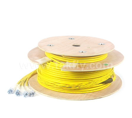 Kabel Patch Breakout Pra-Terminasi LC-LC 48-Core – Konfigurasi Breakout Kustom Kepadatan Tinggi (Bare Fiber / 0.9mm / 2.0mm / 3.0mm), untuk Pusat Data & Aplikasi Dalam/Luar Ruangan