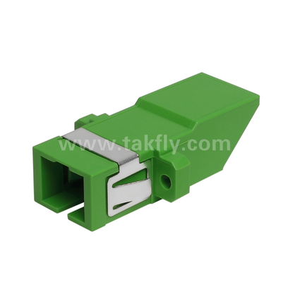 Adaptor Simpleks Tipe Diagonal SC dengan Rana Dalam Bawaan – Tahan Debu & Pelindung Mata Laser, Kehilangan Penyisipan Rendah, untuk Pusat Data & Koneksi Fiber FTTx