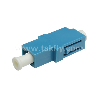 LC Simplex Fiber Adapter Low Insertion Loss, Precision Alignment, High & Low Temperature Resistant, untuk Data Center & FTTx Fiber Connections