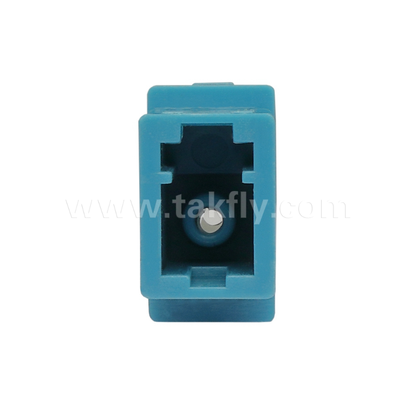 LC Simplex Fiber Adapter Low Insertion Loss, Precision Alignment, High & Low Temperature Resistant, untuk Data Center & FTTx Fiber Connections