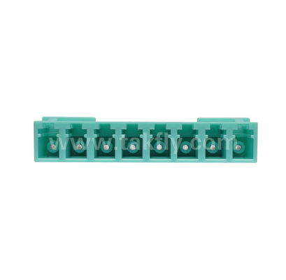 Adaptor LC 8‑Arah – Dupleks LC 8‑in‑1, Adaptor Serat Densitas Tinggi, Kehilangan Penyisipan Rendah, untuk Pusat Data & Patching Kepadatan Tinggi FTTx