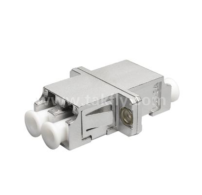 Adaptor Logam LC Duplex ️ Rumah Logam tahan lama, Bergantian, untuk Kabel-ke-Kabel & Kabel-ke-Peralatan