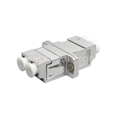 Adaptor Logam LC Duplex ️ Rumah Logam tahan lama, Bergantian, untuk Kabel-ke-Kabel & Kabel-ke-Peralatan