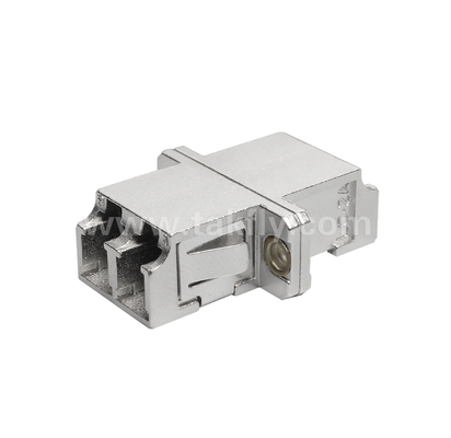 Adaptor Logam LC Duplex ️ Rumah Logam tahan lama, Bergantian, untuk Kabel-ke-Kabel & Kabel-ke-Peralatan