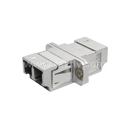 Adaptor Logam LC Duplex ️ Rumah Logam tahan lama, Bergantian, untuk Kabel-ke-Kabel & Kabel-ke-Peralatan