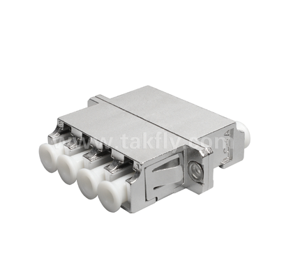 Adaptor LC Quad Metal – Antarmuka LC 4 Port Kepadatan Tinggi, Tangguh, Rugi Rendah, Tahan Suhu Tinggi & Rendah