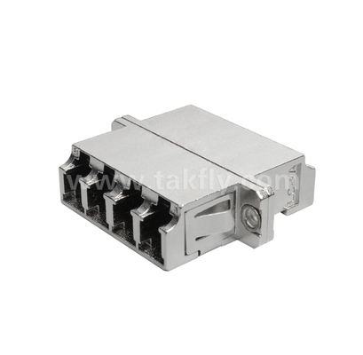 Adaptor LC Quad Metal – Antarmuka LC 4 Port Kepadatan Tinggi, Tangguh, Rugi Rendah, Tahan Suhu Tinggi & Rendah