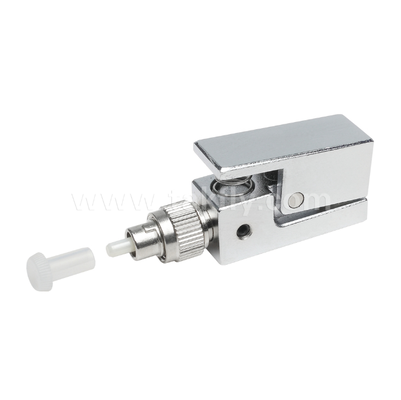FC Square Type Bare Fiber Adapter – Epoxy‑Free, Reusable, Low Insertion Loss, for Optical Fiber Testing & Measurement Applications