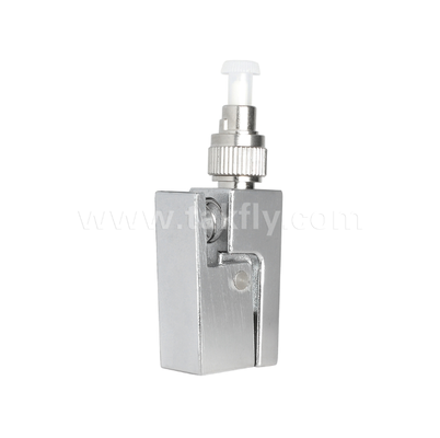 FC Square Type Bare Fiber Adapter – Epoxy‑Free, Reusable, Low Insertion Loss, for Optical Fiber Testing & Measurement Applications