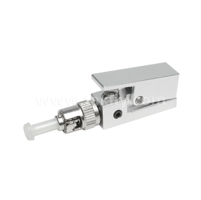 ST Square Type Bare Fiber Adapter ️ Bebas Epoxy, Dapat Digunakan Kembali, Kerugian Penempatan Rendah, untuk Pengujian dan Pengukuran Serat Optik