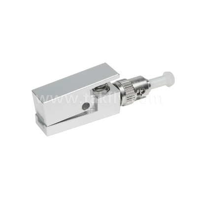 ST Square Type Bare Fiber Adapter ️ Bebas Epoxy, Dapat Digunakan Kembali, Kerugian Penempatan Rendah, untuk Pengujian dan Pengukuran Serat Optik