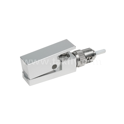 ST Square Type Bare Fiber Adapter ️ Bebas Epoxy, Dapat Digunakan Kembali, Kerugian Penempatan Rendah, untuk Pengujian dan Pengukuran Serat Optik
