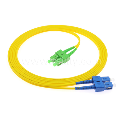 SC-SC Simplex & Duplex Fiber Optic Patch Cord ¢ SM/MM, untuk Interkoneksi Jaringan Optik yang Dapat Diandalkan