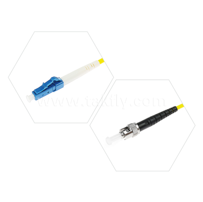 LC-ST Simplex & Duplex Fiber Optic Patch Cord ¢ SM/MM, untuk Interkoneksi Jaringan Optik yang Dapat Diandalkan