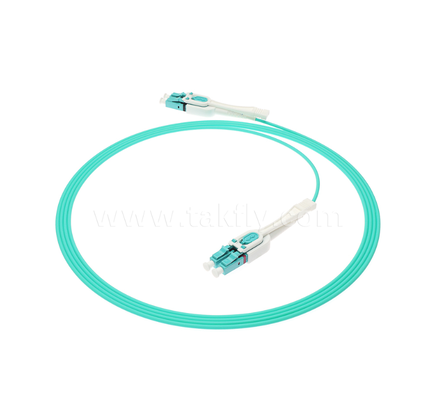LC Push-Pull Uniboot Fiber Optic Patch Cord – Satu Tabung Dua Inti, Polaritas Dapat Dipertukarkan, untuk Aplikasi Perakitan & Pusat Data Kepadatan Tinggi