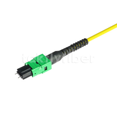 MPO MTP Patchcord SM Trunk Cable 12F Fiber Optic untuk Kabel FTTX Pusat Data AI Telecom
