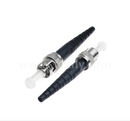 Konektor Serat Optik ST – Bayonet Twist-Lock, Rugi Penyisipan Rendah, Kompatibel dengan Multimode/Singlemode