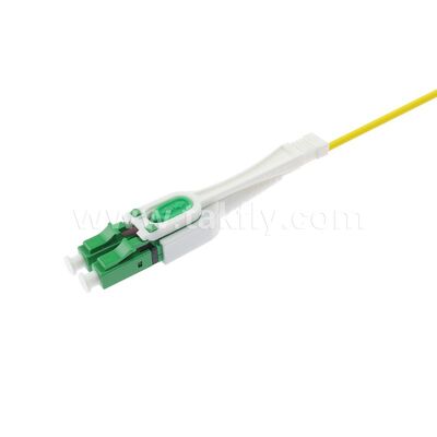 MPO/MTP Patchcord Fanout Uniboot LC Kabel Serat Optik Breakout Singlemode untuk Kabel Pusat Data AI Telecom