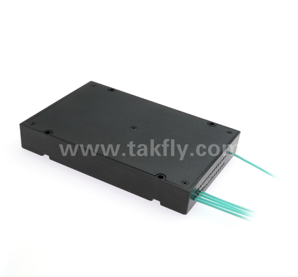 1×4 MPO/MTP OM3 PLC Splitter   High-Density Multi-fiber Splitter untuk Data Center