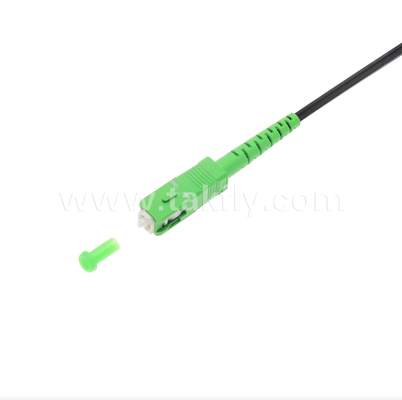 Kabel Patch FTTH Indoor Flat Drop SC/APC ke SC/APC - Simplex, Pra-terminasi, Anti-Getaran untuk Penyebaran Cepat di Dalam Gedung