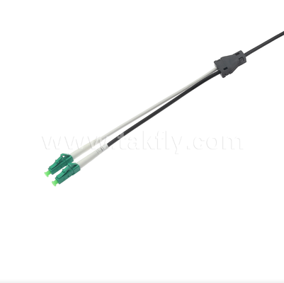 LC/APC Flat Drop Patch Cord - 2 Cor Duplex, Pre-Connectorized, Anti-Vibration, Rated Indoor untuk Fast FTTH Deployment.