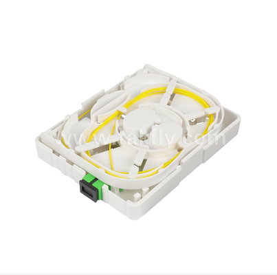 TKS-1806-02GB Fiber Termination Box- Desk atau Wall Mount, Ideal untuk FTTH Final Drop & Pigtail Termination
