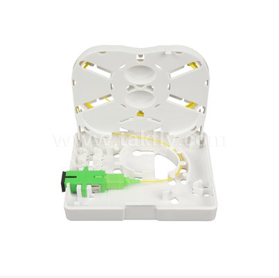 TKS-1806-02GB Fiber Termination Box- Desk atau Wall Mount, Ideal untuk FTTH Final Drop & Pigtail Termination