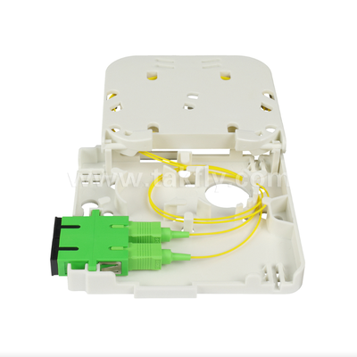 TKS-1806-02W FTTH Fiber Optic Wall Outlet   Compact Indoor Termination Box untuk Lokasi Pelanggan