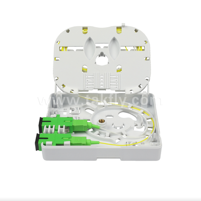 TKS-1806-02E 2-Port Wall Mount Box Protection Mechanical & Fiber Management untuk FTTH