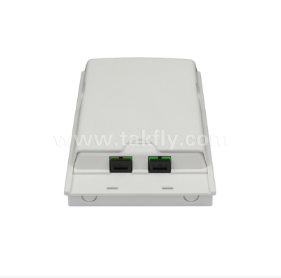 TKS-1806-02F Fiber Wall Outlet Feeder Cable to Drop Cable Termination Point untuk Jaringan FTTx