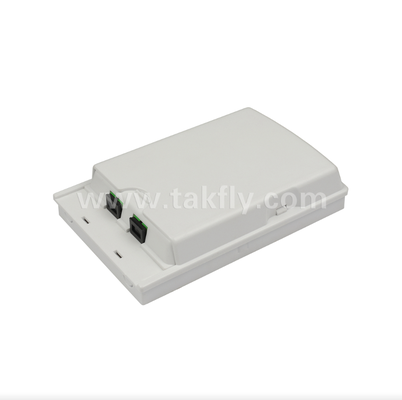 TKS-1806-02F Fiber Wall Outlet Feeder Cable to Drop Cable Termination Point untuk Jaringan FTTx