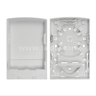 TKS-1806-02F Fiber Wall Outlet Feeder Cable to Drop Cable Termination Point untuk Jaringan FTTx