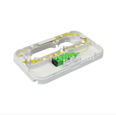 TKS-1806-01D Fiber Wall Outlet   1-Port Termination untuk FTTH dan Subsystem Area Kerja