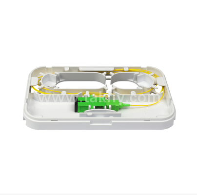 TKS-1806-01D Fiber Wall Outlet   1-Port Termination untuk FTTH dan Subsystem Area Kerja