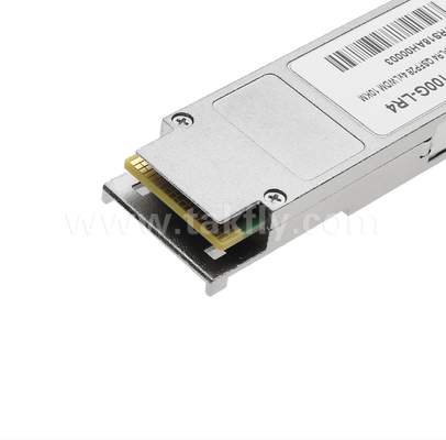 TKQS28-100G-LR4 100Gbps QSFP28 Transceiver Optik   10km, 4 Saluran LAN-WDM (1295.56-1309.14nm), Laser EML, Penerima PIN, 100GBASE-LR4 Kompatibel