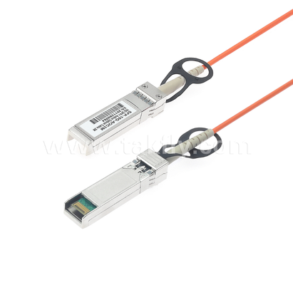10G SFP+ Active Optical Cable (AOC) 300m pada OM3, 850nm VCSEL, Low Power <0.35W/end, SFP+ ke SFP+ Short-Reach Interconnect