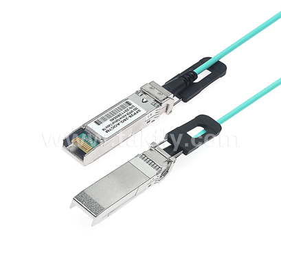 Kabel Optik Aktif (AOC) 100G QSFP28 – 4×25G, Hingga 104Gbps, 3-70m, VCSEL Array, Daya Rendah <3.5W, QSFP28 ke QSFP28