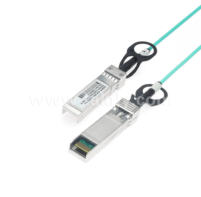 Kabel Optik Aktif 40G QSFP+ ke 4x10G SFP+ – Breakout, Dupleks Penuh 4-Saluran, VCSEL, Dapat Dipasang Saat Panas