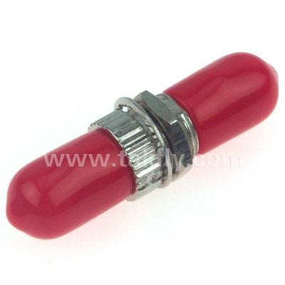 Single Mode Metal Adapter Simplex ST untuk sambungan serat tanpa jahitan