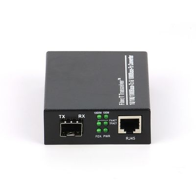 10/100/1000M SFP Fiber Optic Media Converter Jaringan Ethernet